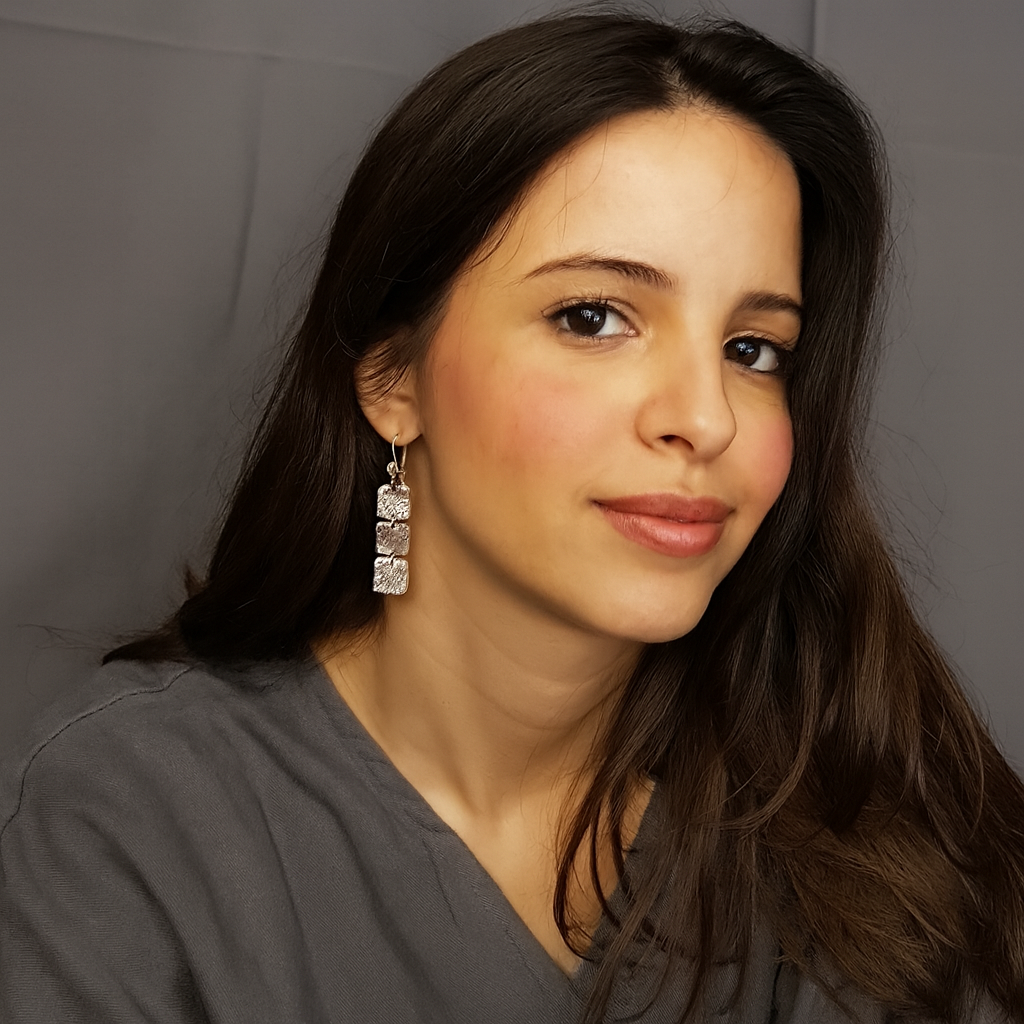 Sterling Silver Textured Long Rectangle Dangle Earrings