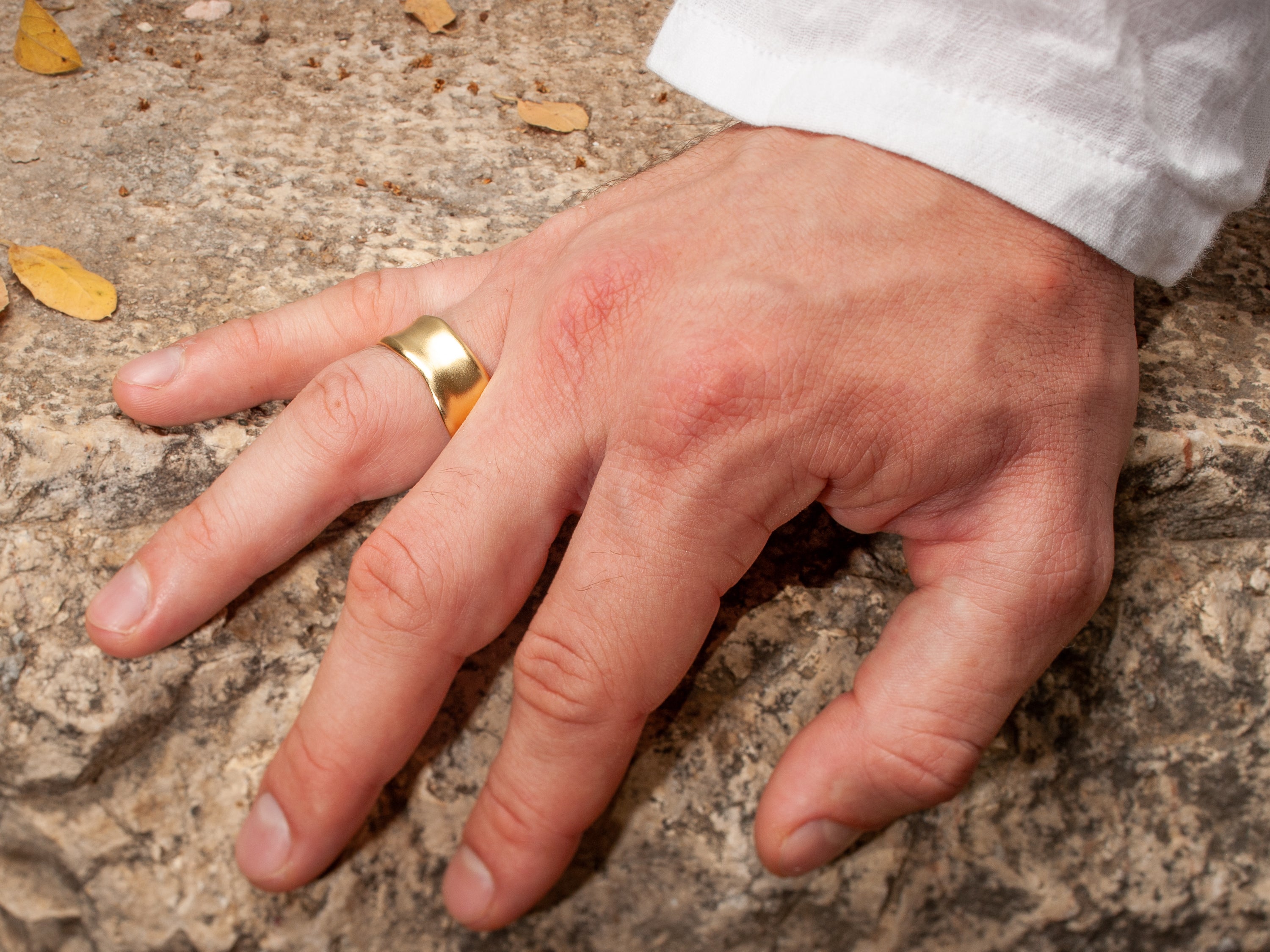 9mm Wide Gold Wedding Band Ring