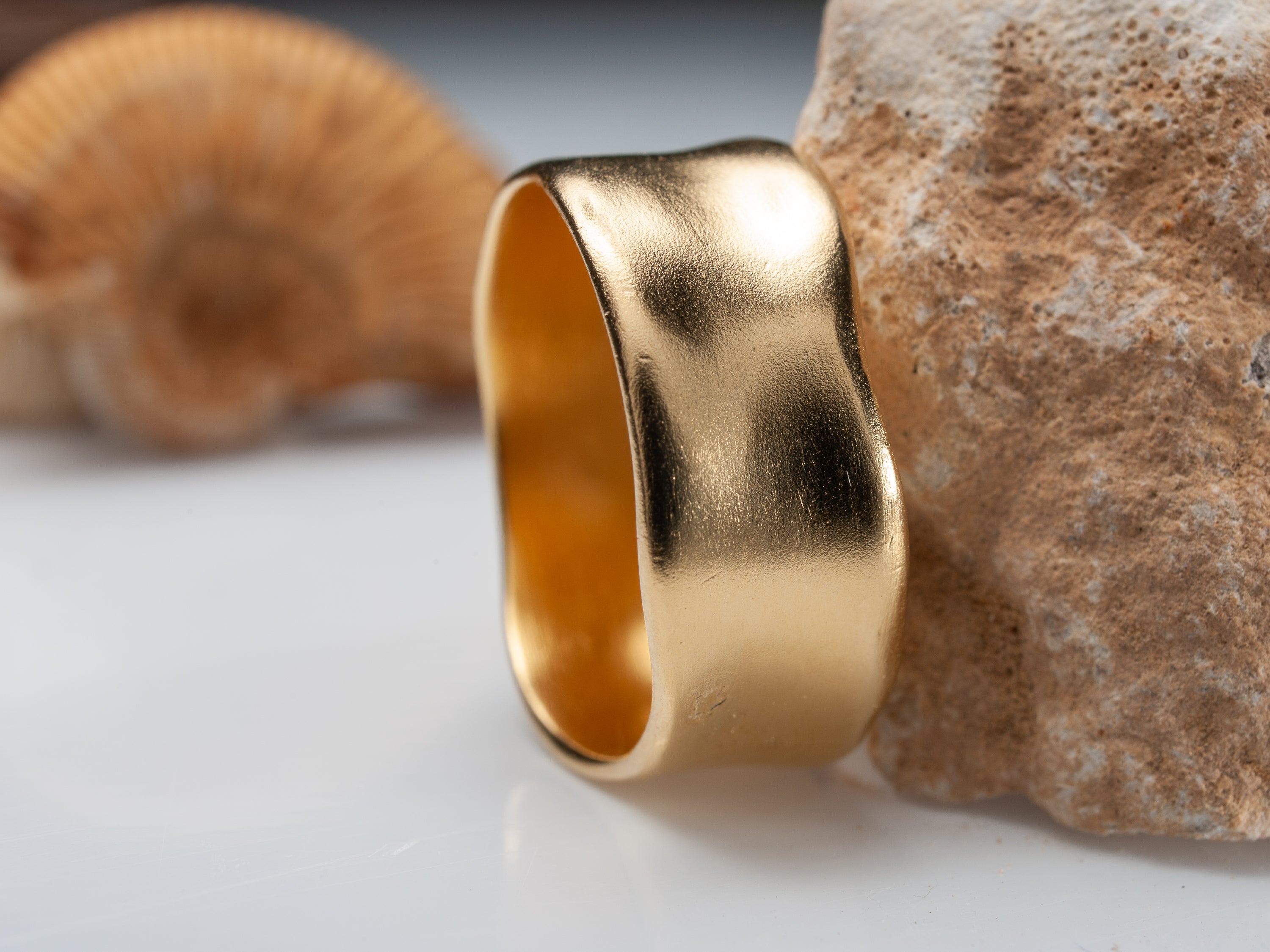 9mm Wide Gold Wedding Band Ring