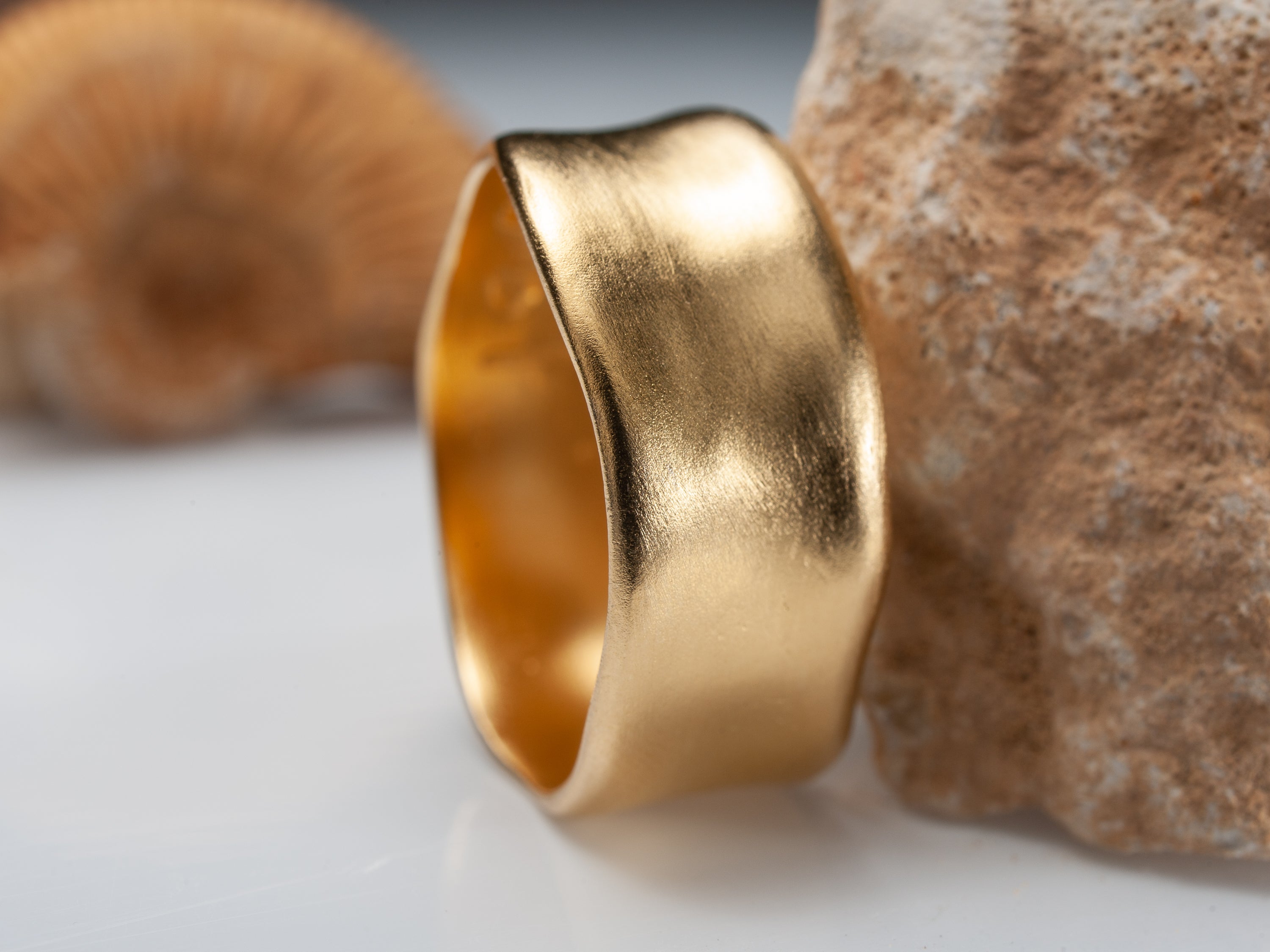 9mm Wide Gold Wedding Band Ring