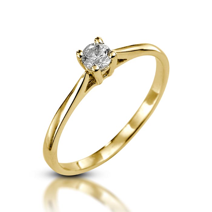 Classic Solitaire Diamond Promise Ring