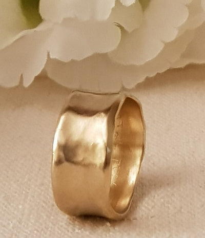 18k Solid Gold Women Band Ring-ZadokGold