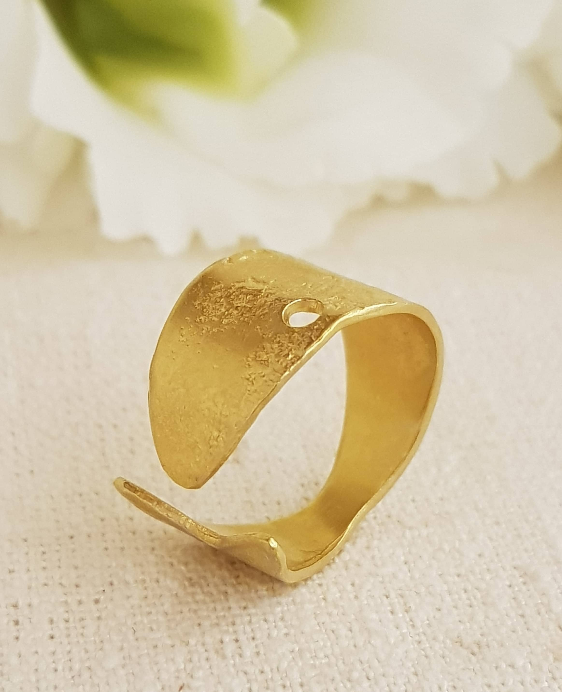 Open gold  Fish band ring, Gold ring for Women, Bridesmaid jewelry, Gift idea For Mom wife sister or Friend