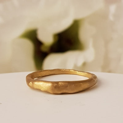 22k solid gold wedding band for couples-ZadokGold