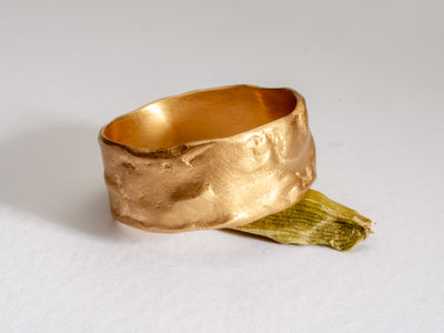 14k gold handmade ring 